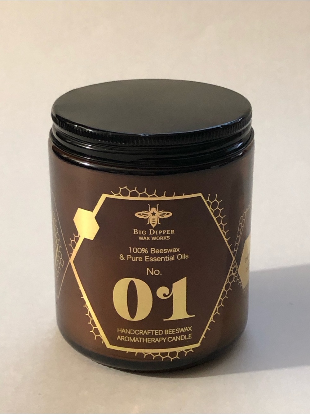 Big DipperWaxworks No. 1 PremiumAromatherapy Candle 100%Beeswax 35 hr Burn Time